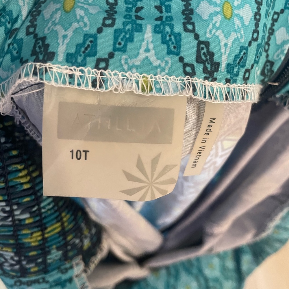 Athleta Blue and Yellow Patterned Maxi Dress - Picture 4 of 4